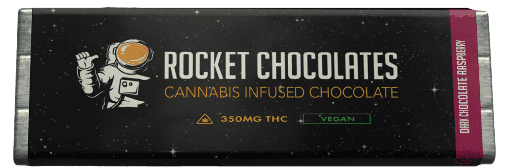 Rocket Chocolate Bar Dark Chocolate Raspberry